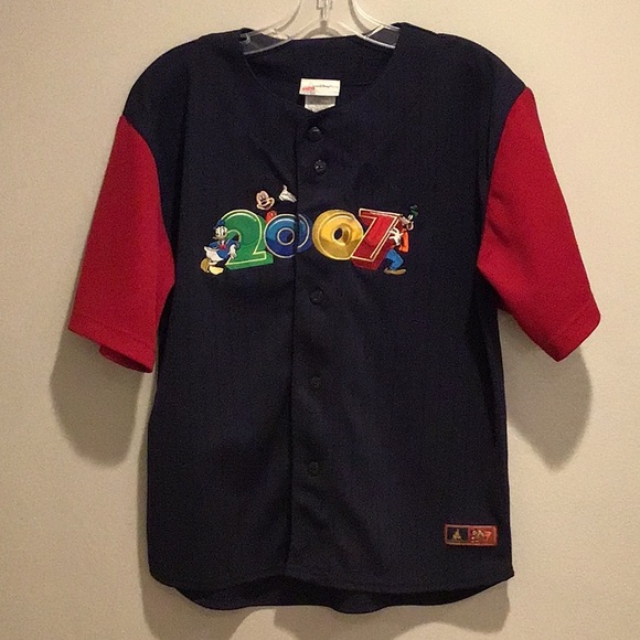 Disney Other - Walt Disney World Kids sz XL Baseball Jersey